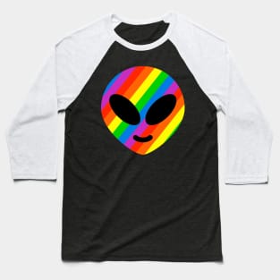 Gay pride alien Baseball T-Shirt